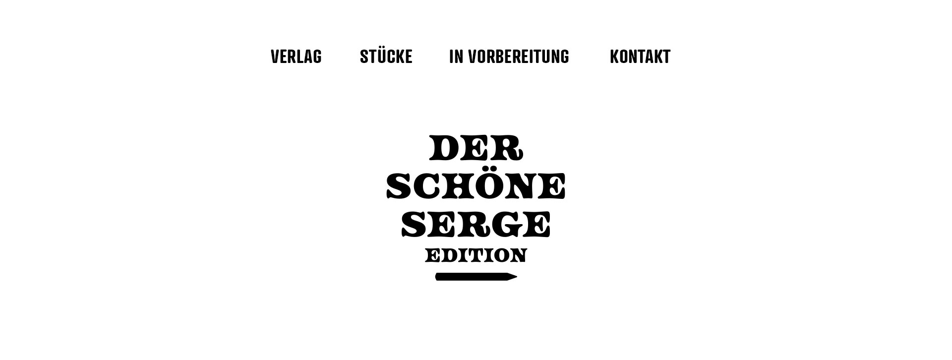 Der schöne Serge Edition Theaterverlag